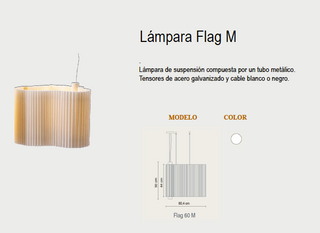 Lámpara de suspensión Flag 60 M