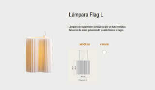 Lámpara de suspensión Flag 45 L